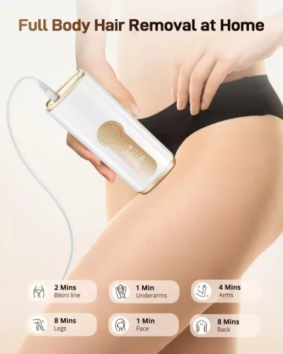 merkloos Hair Removal Device - Laser Hair Removal - Hair Removal - Men and Women - Full Body - Long Lasting Hair Removal (6151011331356)