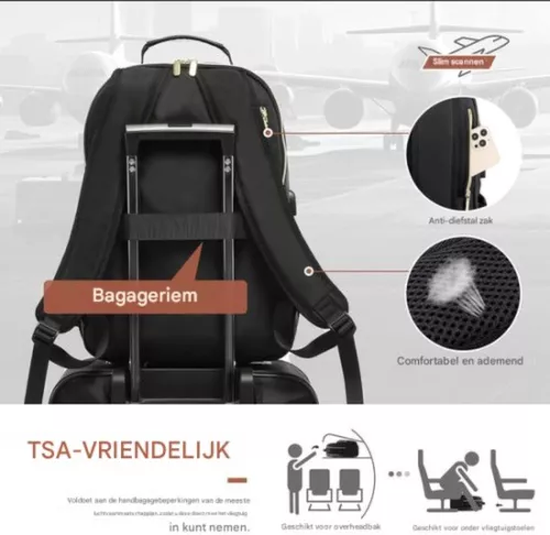 merkloos Laptop Backpack for Women - 15.6