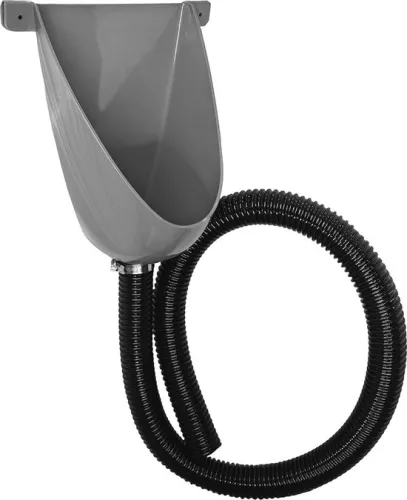 Waterless plastic urinal for camping and outdoor use - simple and practical