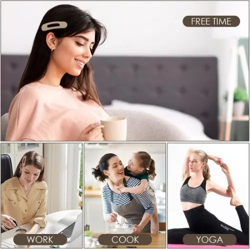 merkloos Small Flat Hairpins for Women - 6 Pieces - Non-slip - Fine Hair - Light and Durable . (6152317028087)