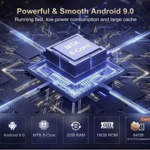 merkloos MP4 Player with Bluetooth and WiFi 80GB, MP3 and MP4 Music Player, 4 Inch 1080P Touch Screen Video Player, Portable Android Spotify Player with Play Store App (Black) (6152522710784)