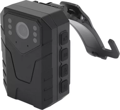 1296P HD Police Camera with 128G Memory Waterproof - Bodycam with Night Vision GPS - Law Enforcement .