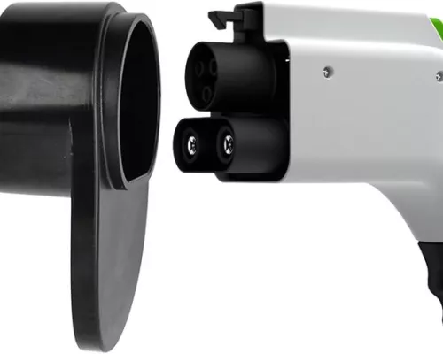 merkloos Cable holder type 2 wall holder for charging cable - organizer for Wallbox charging station - black (8785325017873)