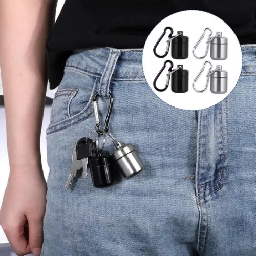 Portable Keychain Earphone Box - Pack of 4 - Compact and Handy