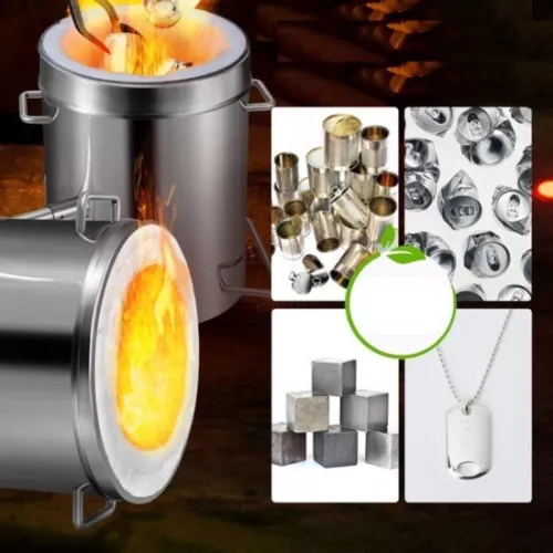 Propane Gas Furnace Set - Double Burners - Melting Pot - 12 KG Melting Furnace