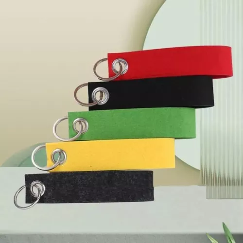merkloos Felt key rings - handmade - 24 pieces - versatile (9503393622510)