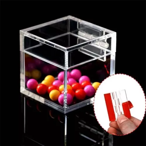 merkloos Self-adhesive transparent acrylic hinges - 12 pieces - small - foldable - for cabinets drawers furniture - DIY - 35 x 30 . (8785310166432)