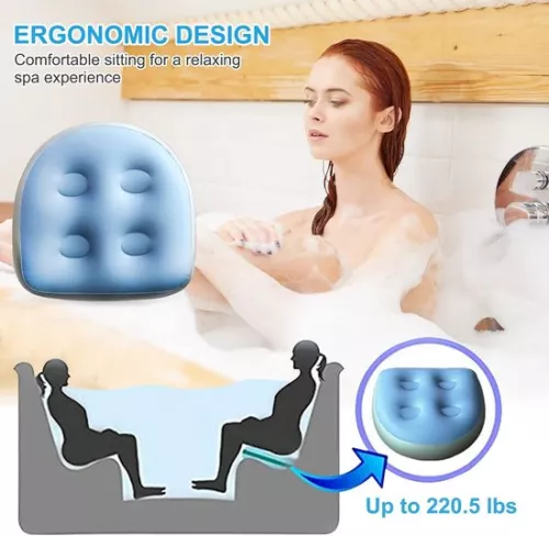 merkloos Spa seat cushion soft comfortable inflatable booster seat cushion for wellness and wellness - Seat cushion for extra comfortable spa experience (8785310310958)