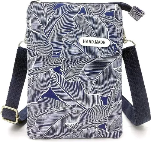 Mobile phone case to hang on, shoulder bag for women, mobile phone bag for women, shoulder bag for mobile phone, multifunctional women's bag with shoulder strap, for daily use, school, shopping (blue), blue