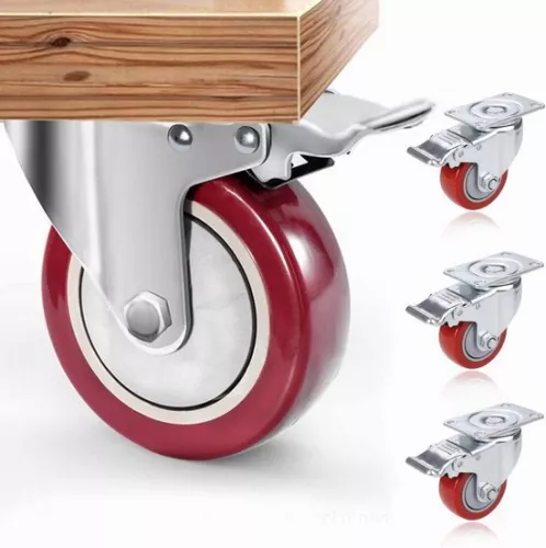 merkloos Heavy Duty Castors - Heavy Duty Swivel Casters / Trolley Wheels for Furniture,4pcs (8785292191767)
