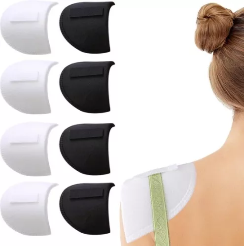 2 pairs of white epaulettes - 2 pairs of black epaulettes - foam epaulettes - removable epaulettes - sewing accessories - integrated epaulettes - crafts for blazers