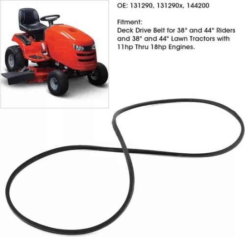 merkloos Replacement Drive Belt 1-2inx88in for Mower Deck 131290 - 38in 44in Riders Lawn Tractors . (8785308611517)
