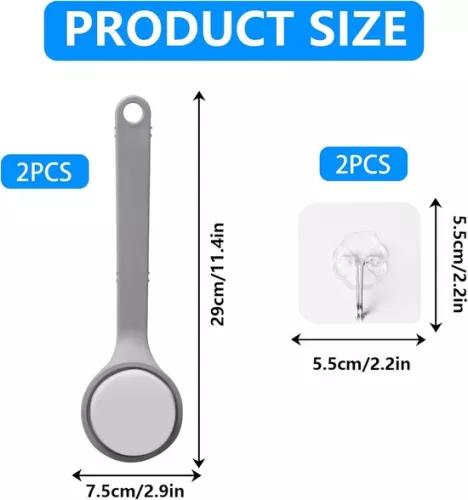 merkloos Lotion Applicator for Back - Long Handle - Pack of 2 (9502745599562)