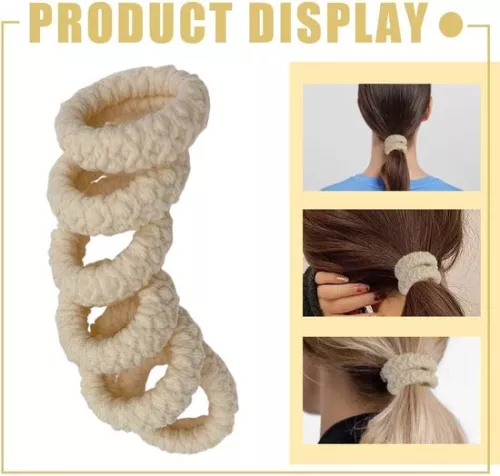 merkloos Elloystiqe NEED Oconformetie in HTML 4 - thick soft hair - no creases - no breakage - no slipping - elastic seamless hair elastics - ponytail - thick elastic ponytail holders - women . (8785310126900)