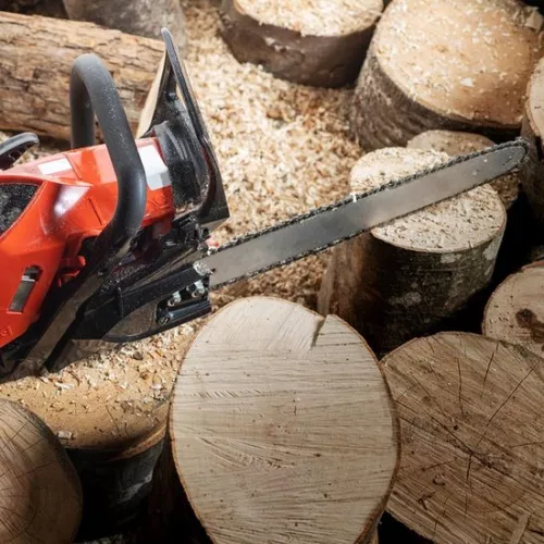 merkloos Saw chains 40 cm 3/8 inch LP 13 mm - 59 drive links - Stihl Dolmar Husqvarna Einhell Makita - chainsaw sharpener - set of 2 (8785306032741)