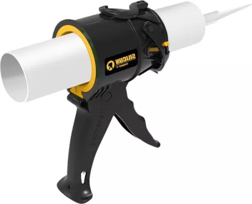 Anti-Drip Extreme-Duty Caulking Gun - Patented New and Innovative Design - Lightweight ABS Frame - For the Smallest to the Largest Jobs - Professional Use