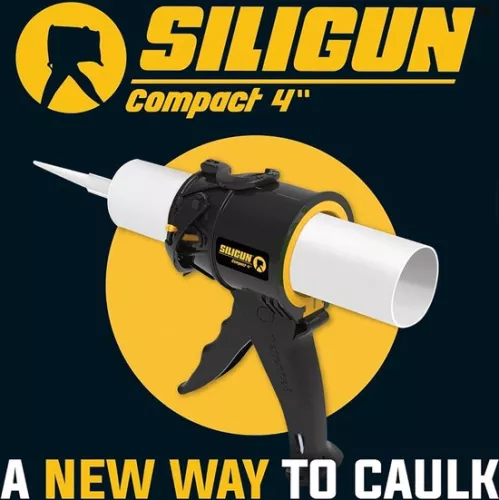 merkloos Anti-Drip Extreme-Duty Caulking Gun - Patented New and Innovative Design - Lightweight ABS Frame - For the Smallest to the Largest Jobs - Professional Use (8785301319779)