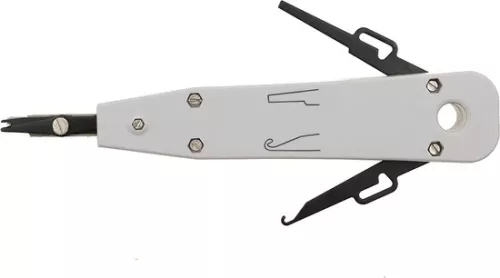 merkloos PREMIUM LAN Network Tester Set - Including Case - RJ45 / RJ12 / RJ11 / CAT5 / CAT5e / Cat6 / UTP / LAN - Cable Tester with Crimping Pliers & LSA Pliers (8720514720066)