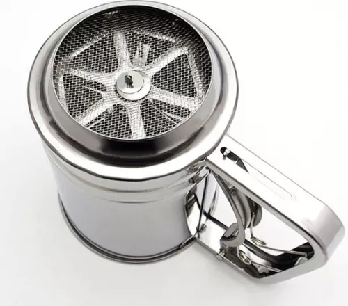 merkloos Sieb, Mehlsieb, Puderzucker, Küchensieb - Edelstahl - 500 g (4800437595256)