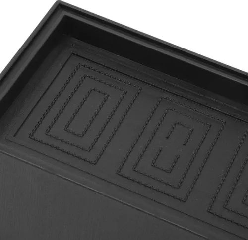 merkloos Furniture Raiser Feet - Rectangular Leg Mat - Elevated Rubber Bed Foot - Cabinet Foot Pads - Black - 3 Inch - Pack of 4 - Room Furniture - Sofa Lifts (8785301426507)