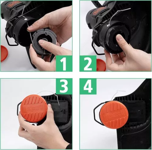 merkloos DriSubt 8PCS AF-100 Strimmer Spool & Line for Black & Decker String Trimmers Replacement Part Line String Tool, 30ft 0