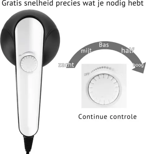 merkloos Hand Massager - Hand Massager - Hand Warmers - Against Joint Pain - Massager - Massage Device - Acupressure + Point Massage - Infinitely Variable Intensity Adjustment - Black (6150801315347)