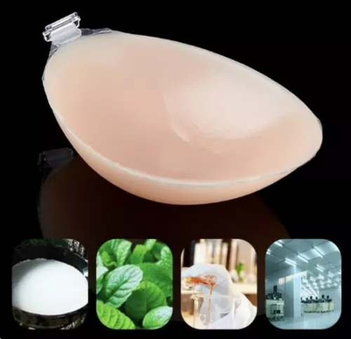 merkloos Silicone Bra - 3x Thick - B-cup - Removable adhesive pads - Push-up silicone breast enlargement pads - For swimwear and bikinis - Comfortable padding - Invisible and washable - Women (8410900115735)