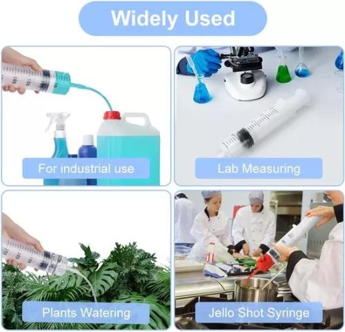merkloos Liquid Collection Container Plastic Syringes 250 ml Syringe Without Needle Liquid Measuring Syringe With Transparent Catheter Scientific Laboratory Experiment - Refilling Measuring Liquids (No Needle) Liquid Collection Container (9504244831310)