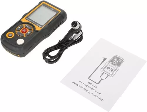 merkloos Digital Ultrasonic Thickness Gauge HT-1200 Measuring Range 12-225mm Four-Digit LCD Monitor. . (8785309128892)