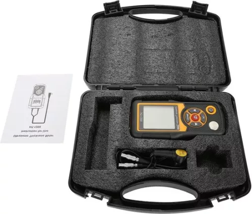 Digital Ultrasonic Thickness Gauge HT-1200 Measuring Range 12-225mm Four-Digit LCD Monitor. .