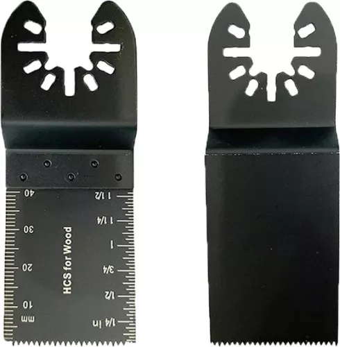 merkloos Quick Cutting Multi Tool 34mm Carbon Steel Saw Blades - 10 Pieces - Oscillating Saw Blade Kit - Universal for Cutting Wood, Metal, Plasterboard, Plastic Oscillating Saw Blades (9504185622176)