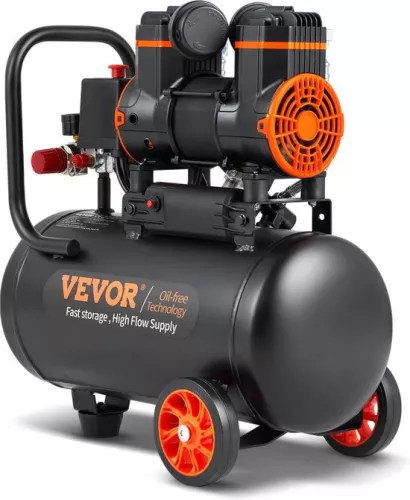 900W Silent Compressor Air Compressor, Oil-Free Compressor, 18L, 70dB