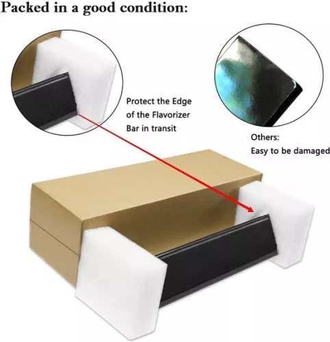 merkloos Flavorizer Bars 445cm 7621 for Weber Genesis 300 E310 S310 E320 S320 E330 EP310 Gas Grill - Porcelain Steel Flame Spreader (8785299735520)