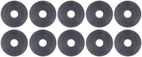 merkloos 10-Piece Set of Spare Wheels for Tube Cutters - 18mm OD 5mm ID 38mm Thin Manganese Steel Tube Cutters - Copper and Aluminum Tubing (6152345585552)