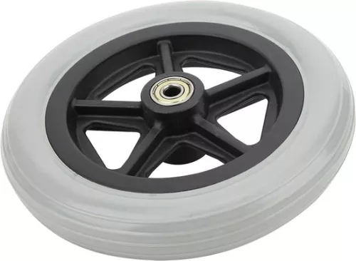 merkloos 7 inch wheelchair castor wheels - non-slip rubber wheels - rollator wheel replacement - wheelchair accessories . (8785309323303)
