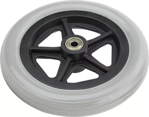 merkloos 7 inch wheelchair castor wheels - non-slip rubber wheels - rollator wheel replacement - wheelchair accessories . (8785309323303)