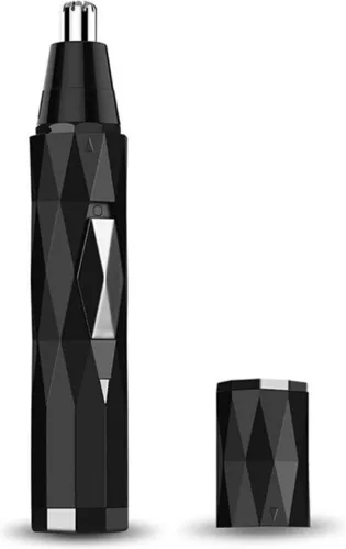 Cordless Nose and Ear Hair Trimmer - Waterproof and Rechargeable for Painless Trimming of Nose Hair Sideburns