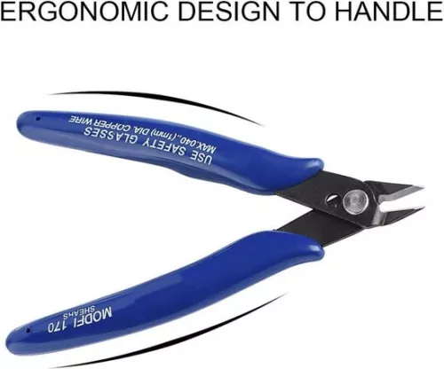 merkloos Contetn in 3D printer wire cutting pliers - side cutting pliers - short diagonal pliers - tool compact - Mustool (8785305091169)