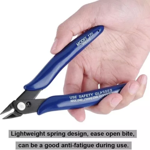 merkloos Contetn in 3D printer wire cutting pliers - side cutting pliers - short diagonal pliers - tool compact - Mustool (8785305091169)