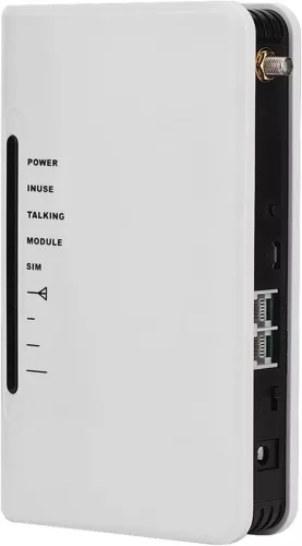 merkloos Analog GSM table telephone wireless terminal GSM module Quadband 850/900/1800/1900 MHz support receiving from telephone landline alarm recording box (EU plug) Gateway. (9501231177833)