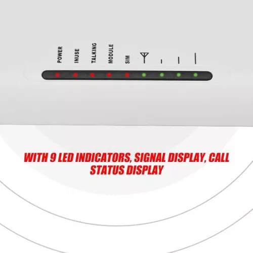 merkloos Analog GSM table telephone wireless terminal GSM module Quadband 850/900/1800/1900 MHz support receiving from telephone landline alarm recording box (EU plug) Gateway. (9501231177833)