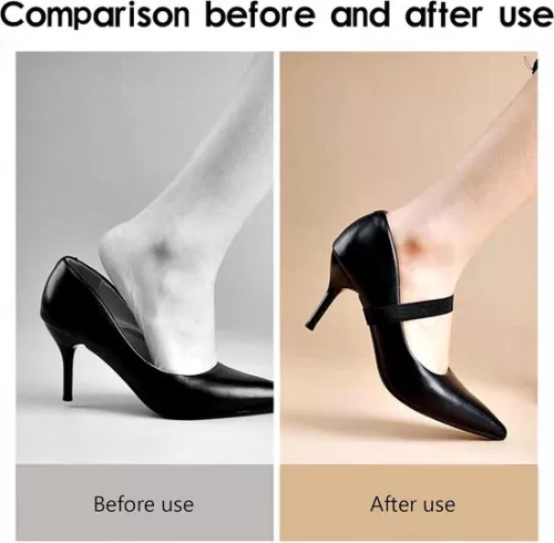 merkloos 3 pairs of removable ankle straps - adjustable - high heels laces - for loose heel pumps. (6152317081006)