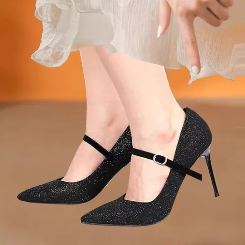 merkloos 3 pairs of removable ankle straps - adjustable - high heels laces - for loose heel pumps. (6152317081006)