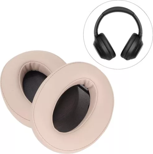 merkloos Ear Cushions Soft Memory Foam Protein Leather - Replacement Earpads for Sony WH-H900N WH-H910N - Enhanced Noise Isolation - Headphones with Beige . (8785310546579)