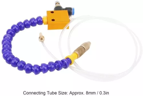 merkloos 2 Pieces Mist Coolant Lubrication Spray System for 8mm Air Line CNC Lathe Milling Drill (8785309345145)