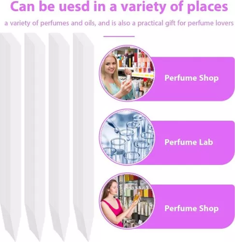 merkloos 400 Perfume Test Strips - Aromatherapy Fragrance Tester - White Lace Paper - Perfume Test Paper for Women and Men - Essential Oils - Perfume Fragrance - Aromatherapy - Test Strips (8785309523574)
