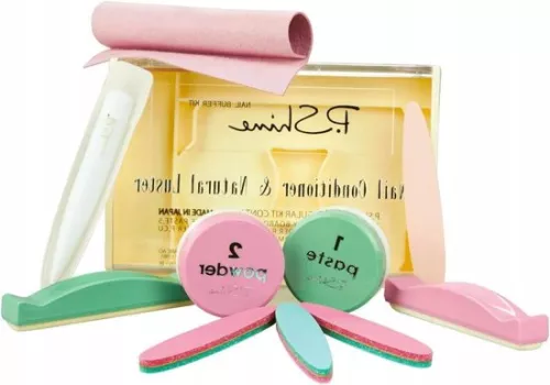 Professional Japanese Manicure Set for Nail Care and Repair with Guide