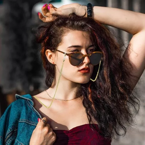 merkloos 3-Piece Glasses Chain - Sunglasses Chain Spectacle Chain Non-Slip Metal Reading Glasses Chain Glasses Strap for Men and Women Sports (Silver Gold Black 29.92 Inches Long) (8785322872574)