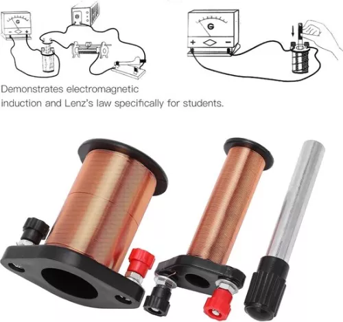 merkloos Electromagnetic induction coil experiment instrument - lightweight portable - physics experiment - high school - physics education . (6151907588529)