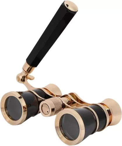merkloos Allecto Plus - Portable Opera Theater Binoculars 3x25 for Women, Girls, and Children - Black (9318528478609)